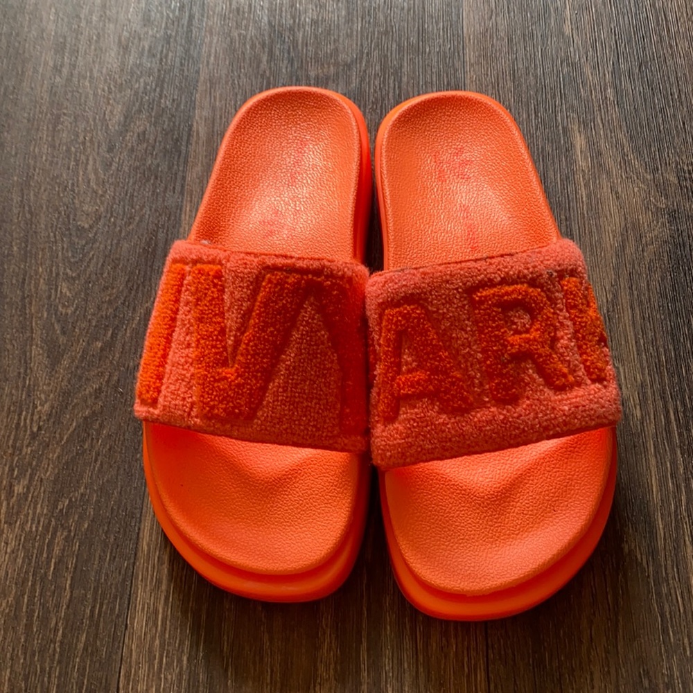 adidas Slides Ivy Park Screaming Orange